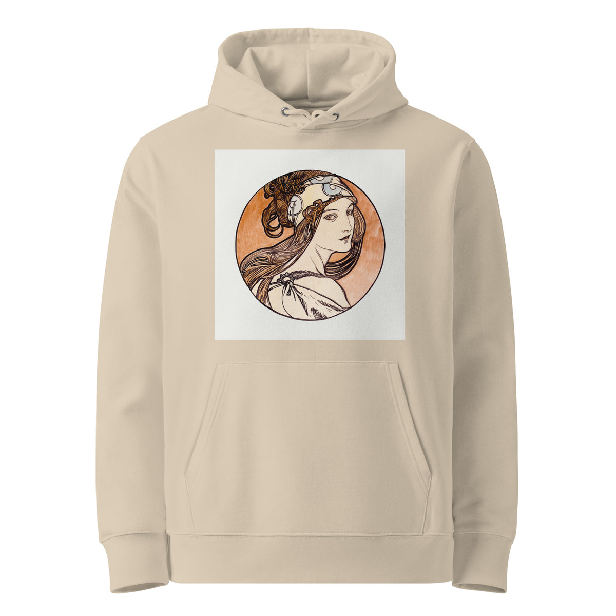 Desert Hoodie Stained Glass Fouquet Mucha I Premium
