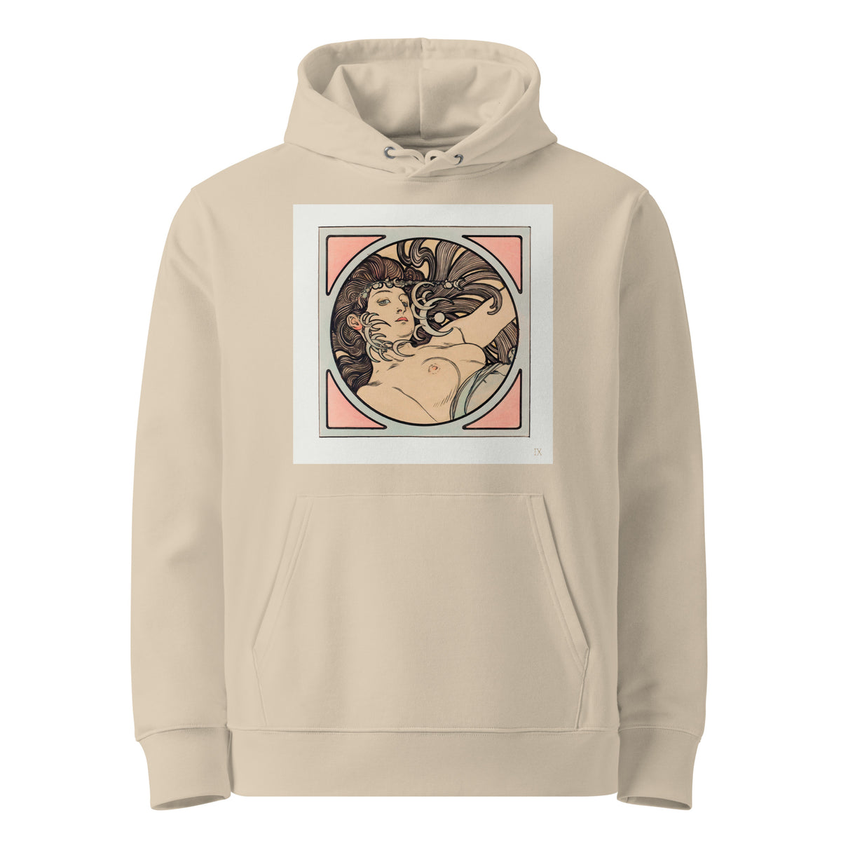 Desert Hoodie Stained Glass Fouquet Mucha II Premium