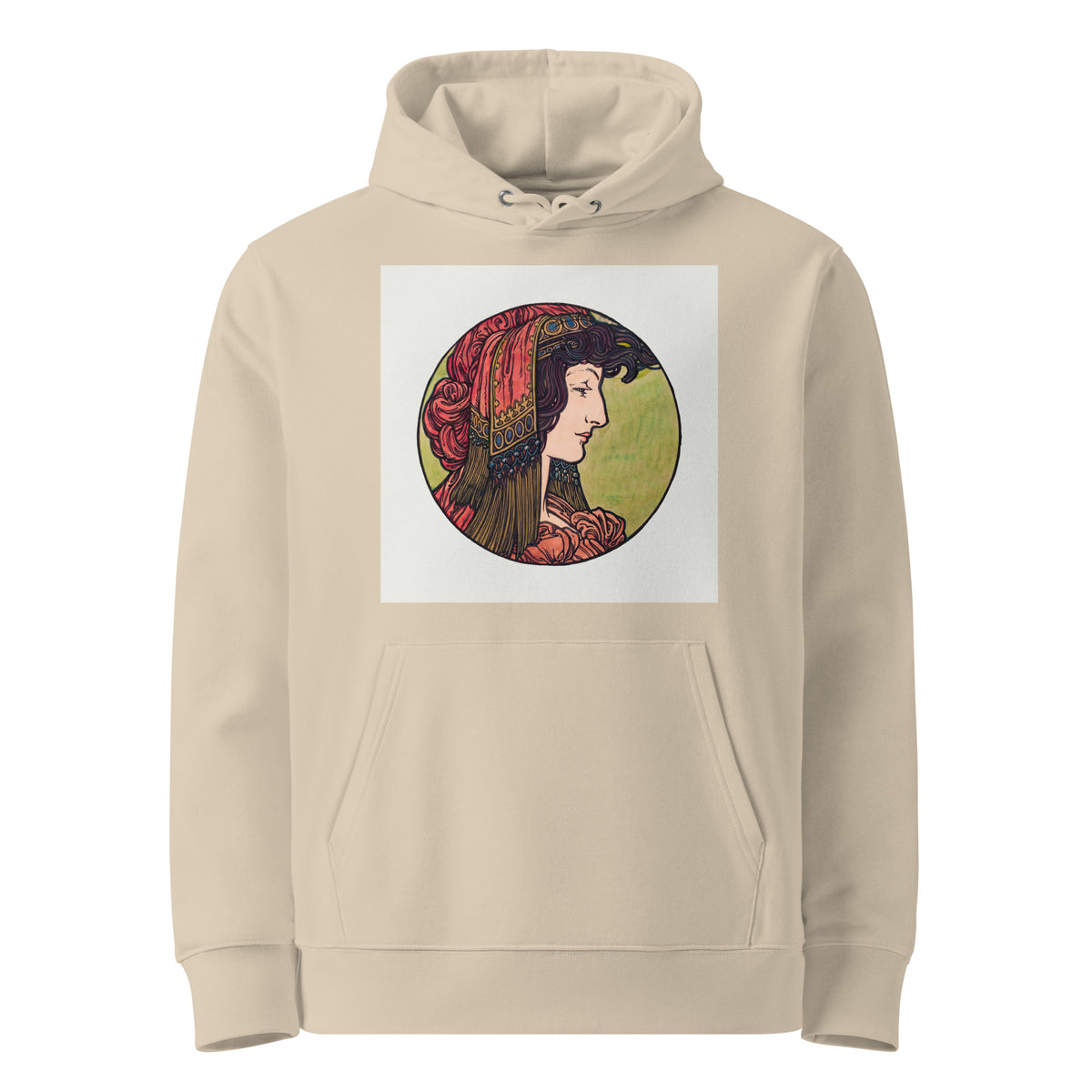Desert Hoodie Stained Glass Fouquet Mucha IV Premium