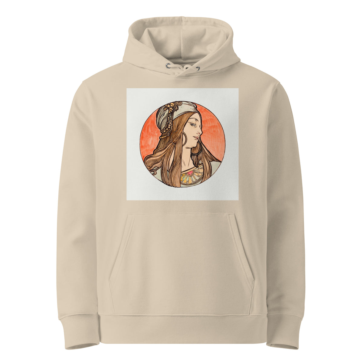 Desert Hoodie Stained Glass Fouquet Mucha VIII Premium