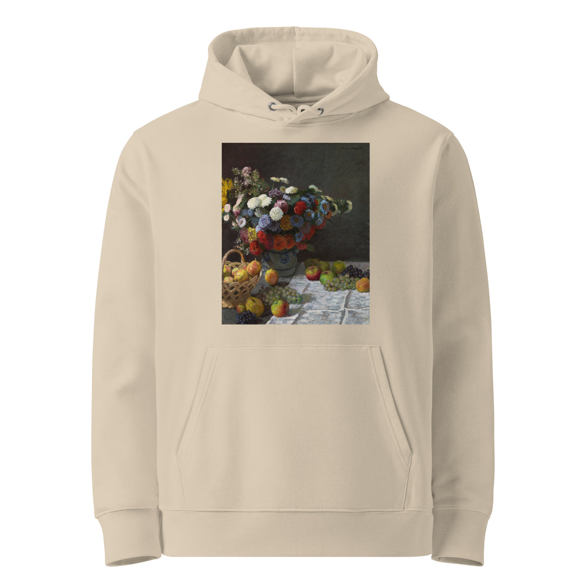 Desert Hoodie Still Life With Flowers And Fruit Premium