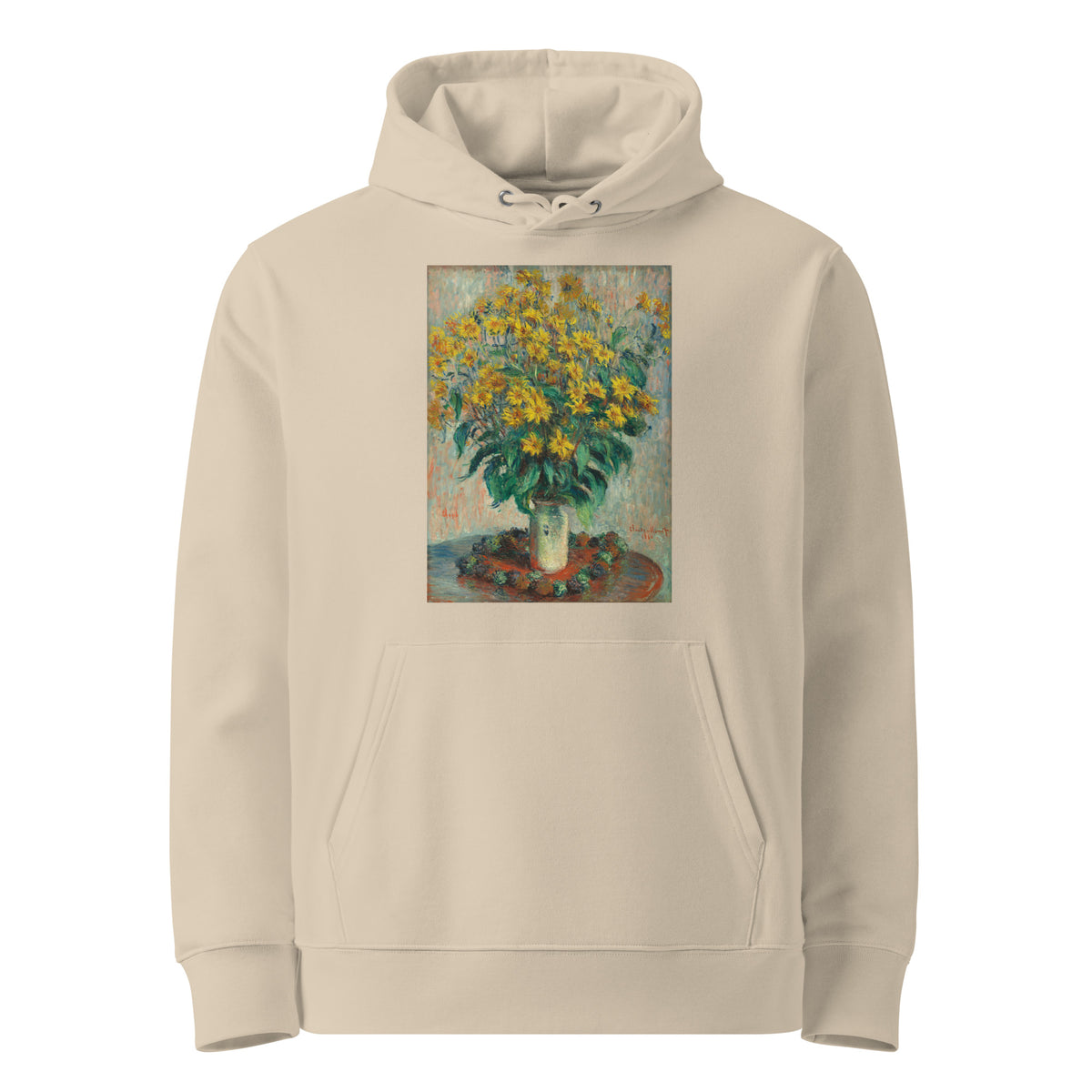 Desert Hoodie Jerusalem Artichoke Flowers Premium