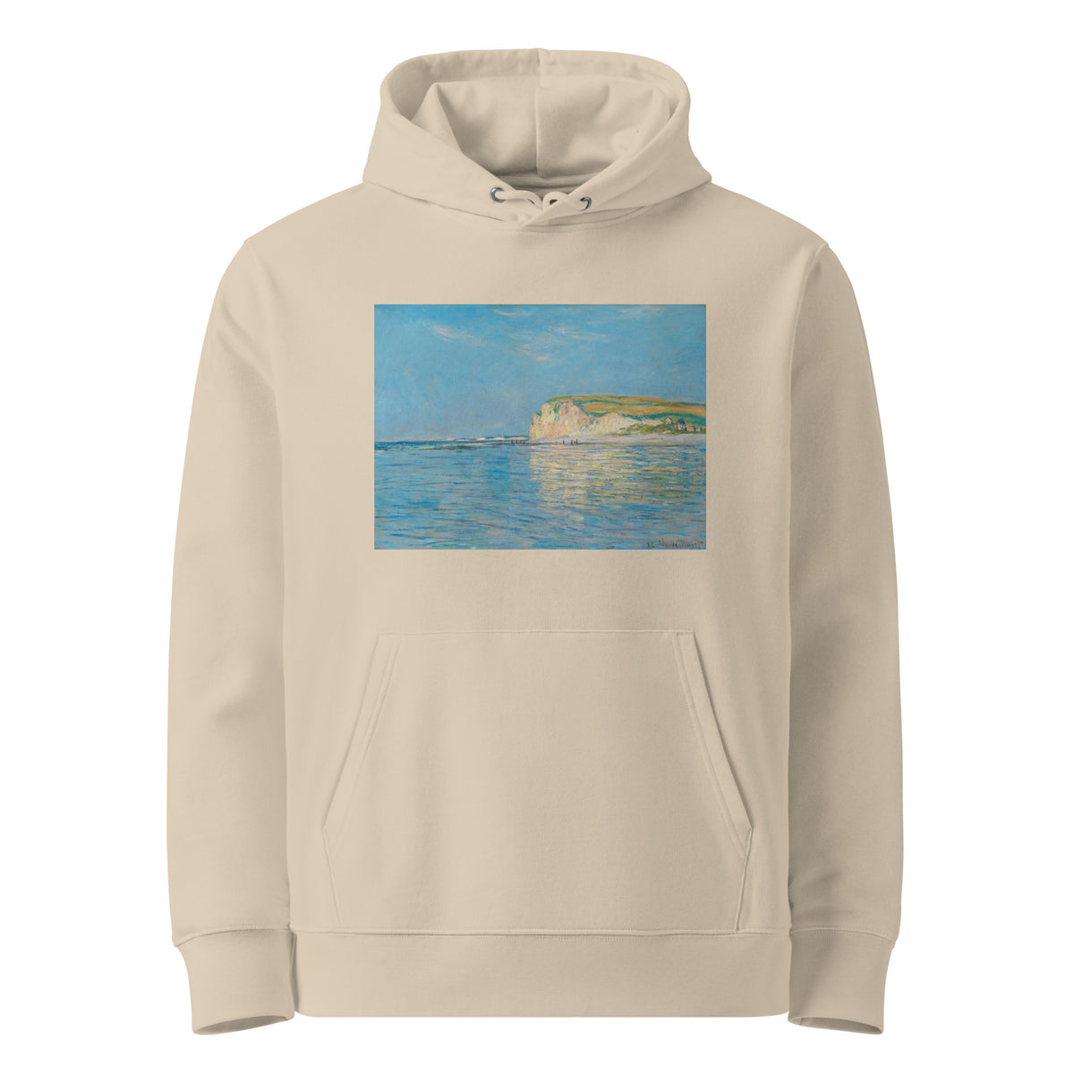 Desert Hoodie Low Tide At Pourville Near Dieppe Premium