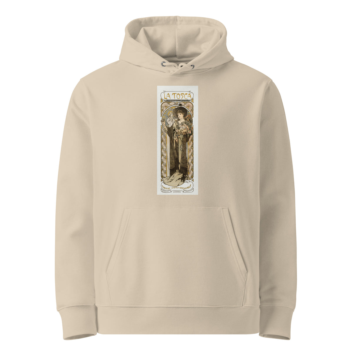 Desert Hoodie La Tosca Sarah Bernhardt - Alphonse Maria Mucha 1869 Premium
