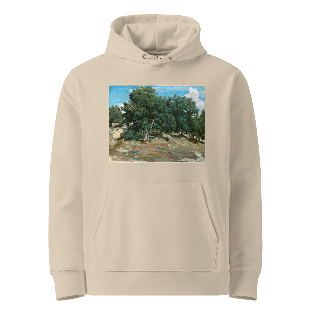Desert Hoodie Fontainebleau Oak Trees At Bas-Breau 1832 Or 1833 Premium