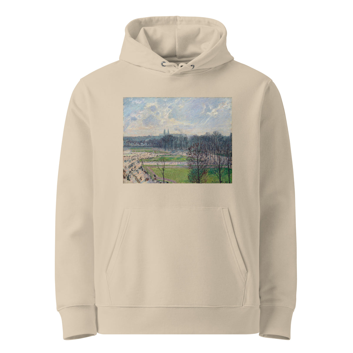 Desert Hoodie The Garden Of The Tuileries On A Winter Afternoon Premium