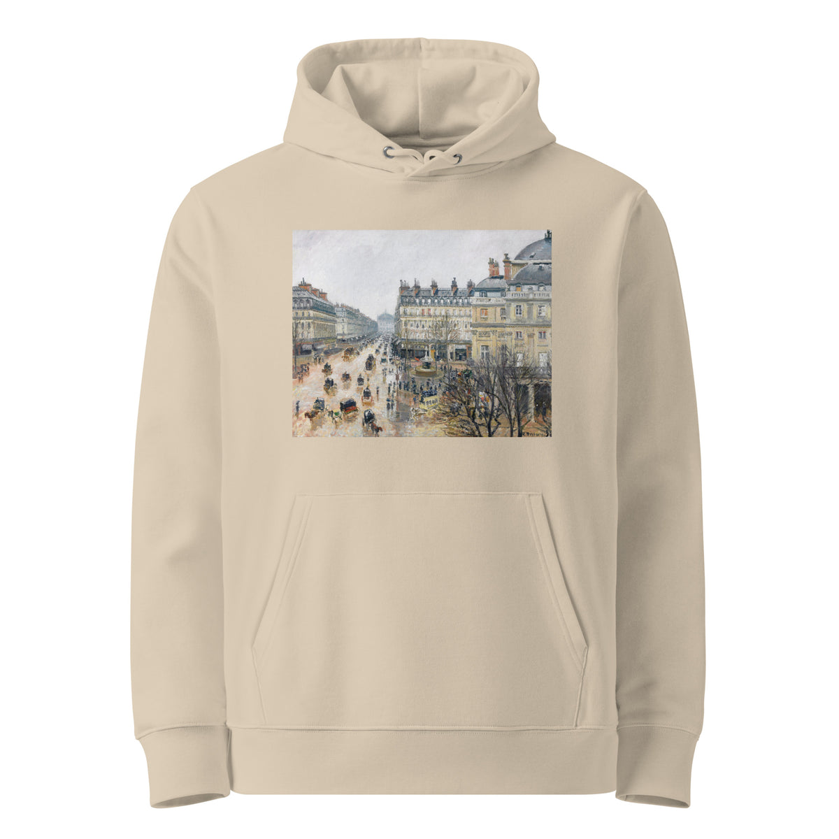 Desert Hoodie French Theater Square Paris Painting In High Resolution Premium
