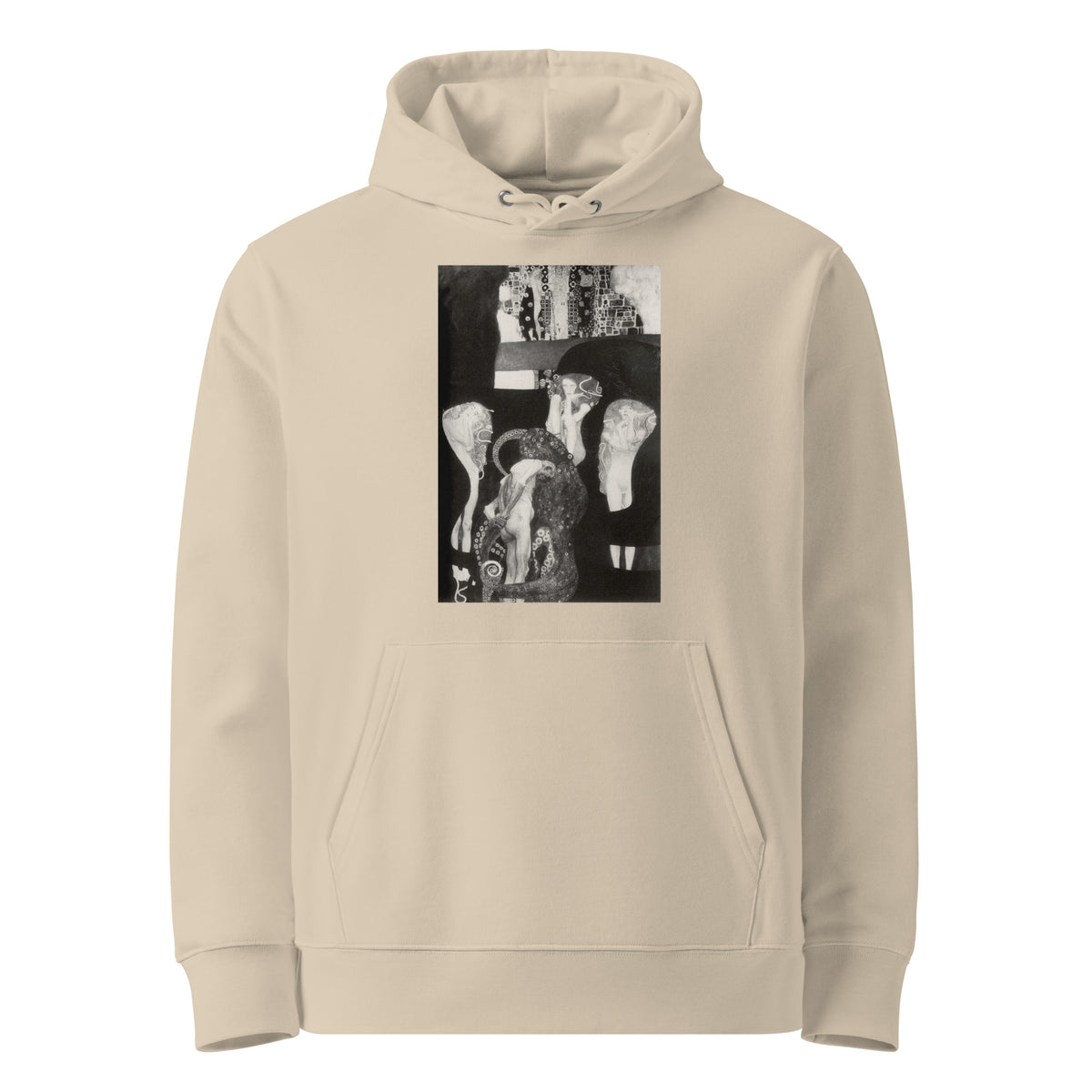 Desert Hoodie Gustav Klimt Jurisprudence Famous Painting Premium