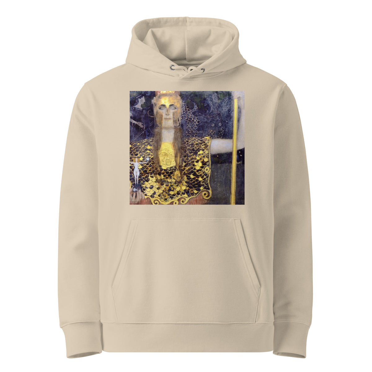 Desert Hoodie Gustav Klimt Pallas Athena Famous Painting Premium