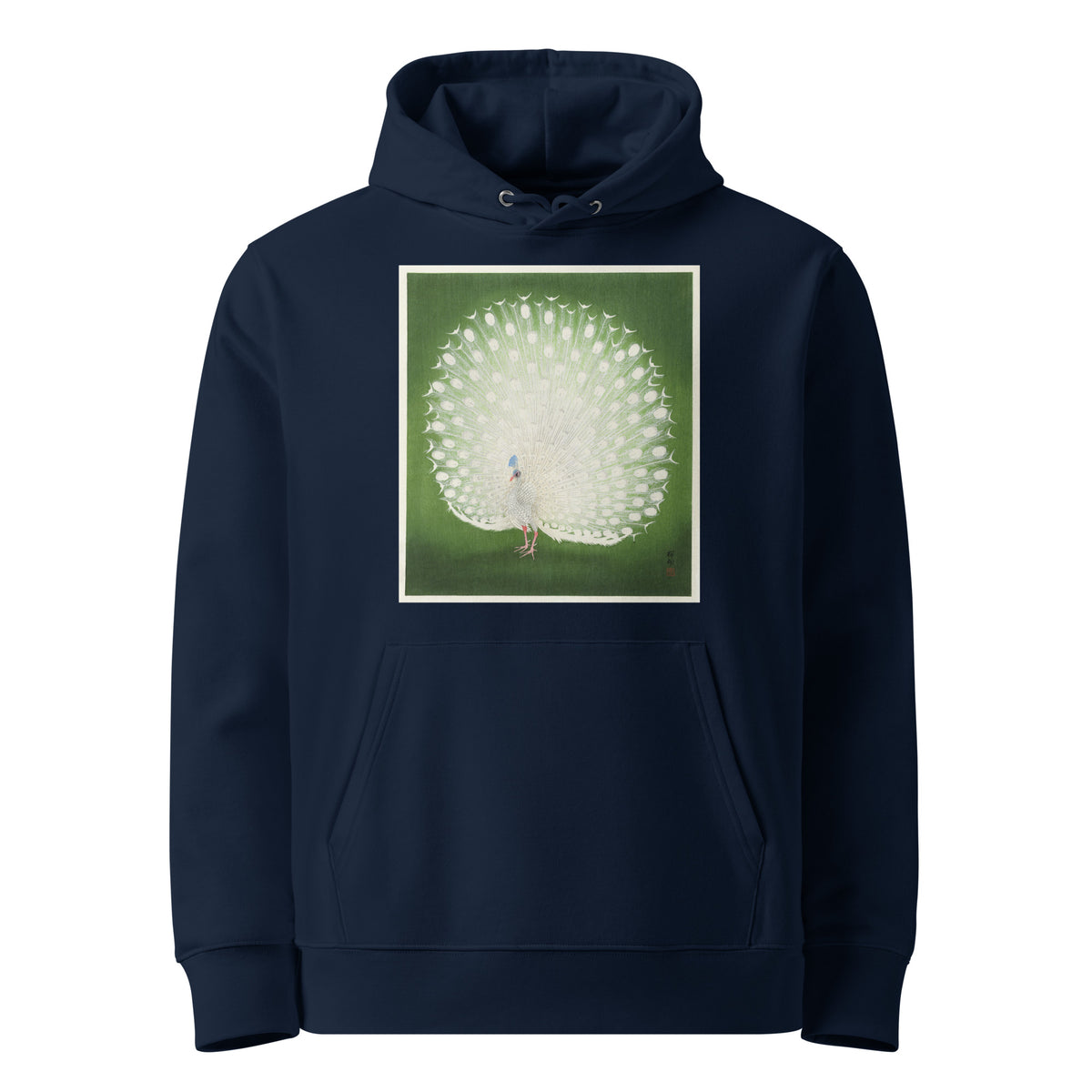 Navy Hoodie Peacock - Ohara Koson 1925 Premium