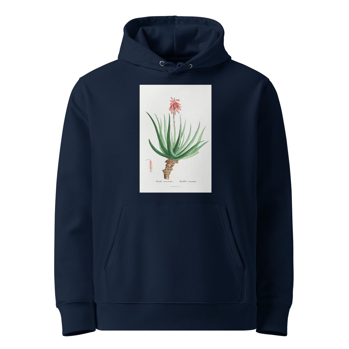 Navy Hoodie Aloe Socotrina Image Premium