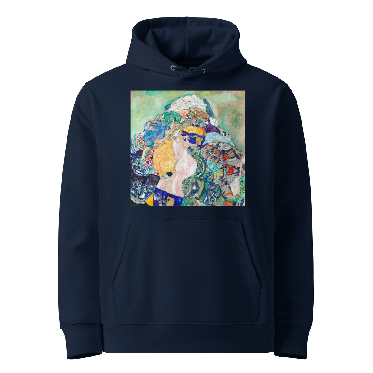 Navy Hoodie Baby Cradle Premium