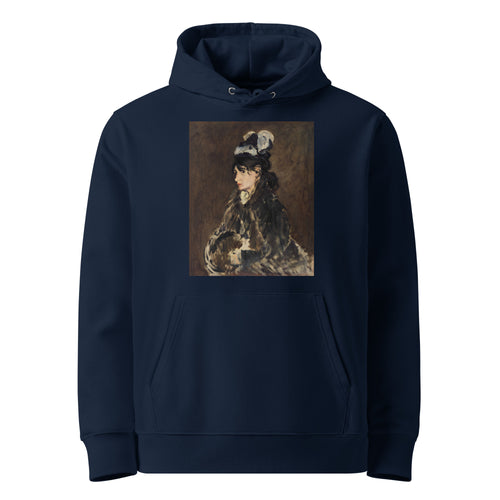 Navy Hoodie Berthe Morisot C 1869 Painting In High Resolution Premium