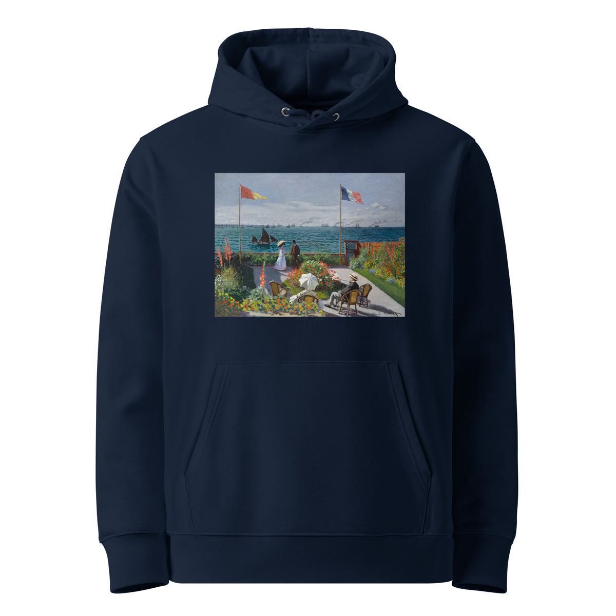 Navy Hoodie Garden At Sainte-Adresse Premium