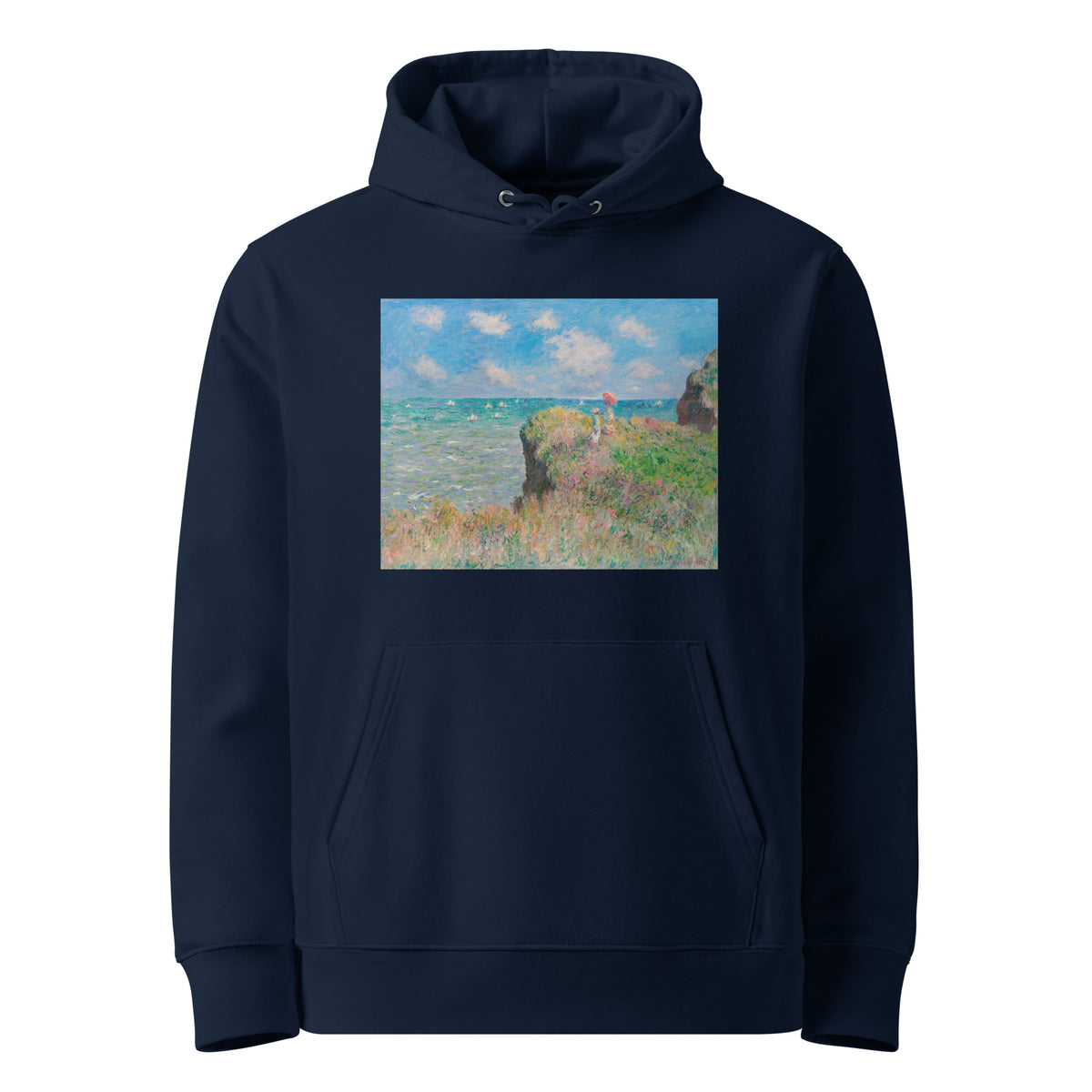 Navy Hoodie Cliff Walk At Pourville Premium