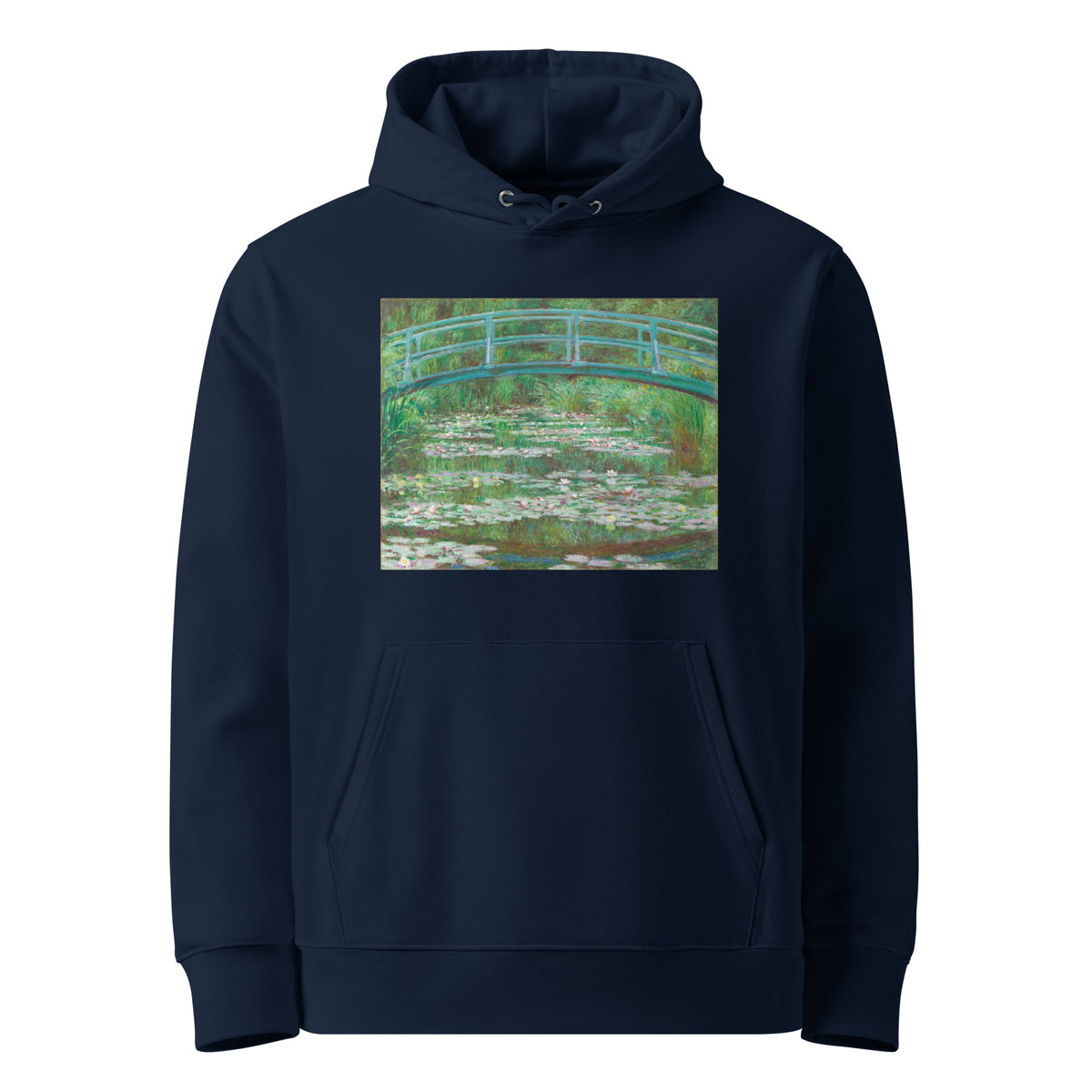 Navy Hoodie The Japanese Footbridge Premium