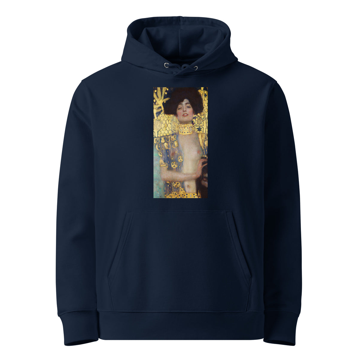 Navy Hoodie Gustav Klimt Judith And The Head Of Holofernes Famous Painting Premium
