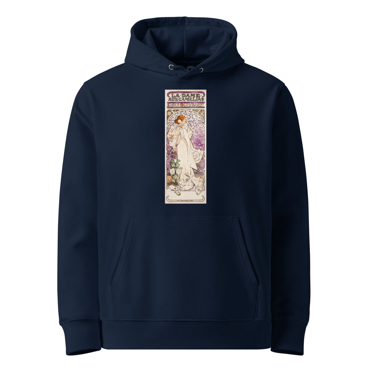 Navy Hoodie La Dame Aux Camelias Sarah Bernhardt Premium