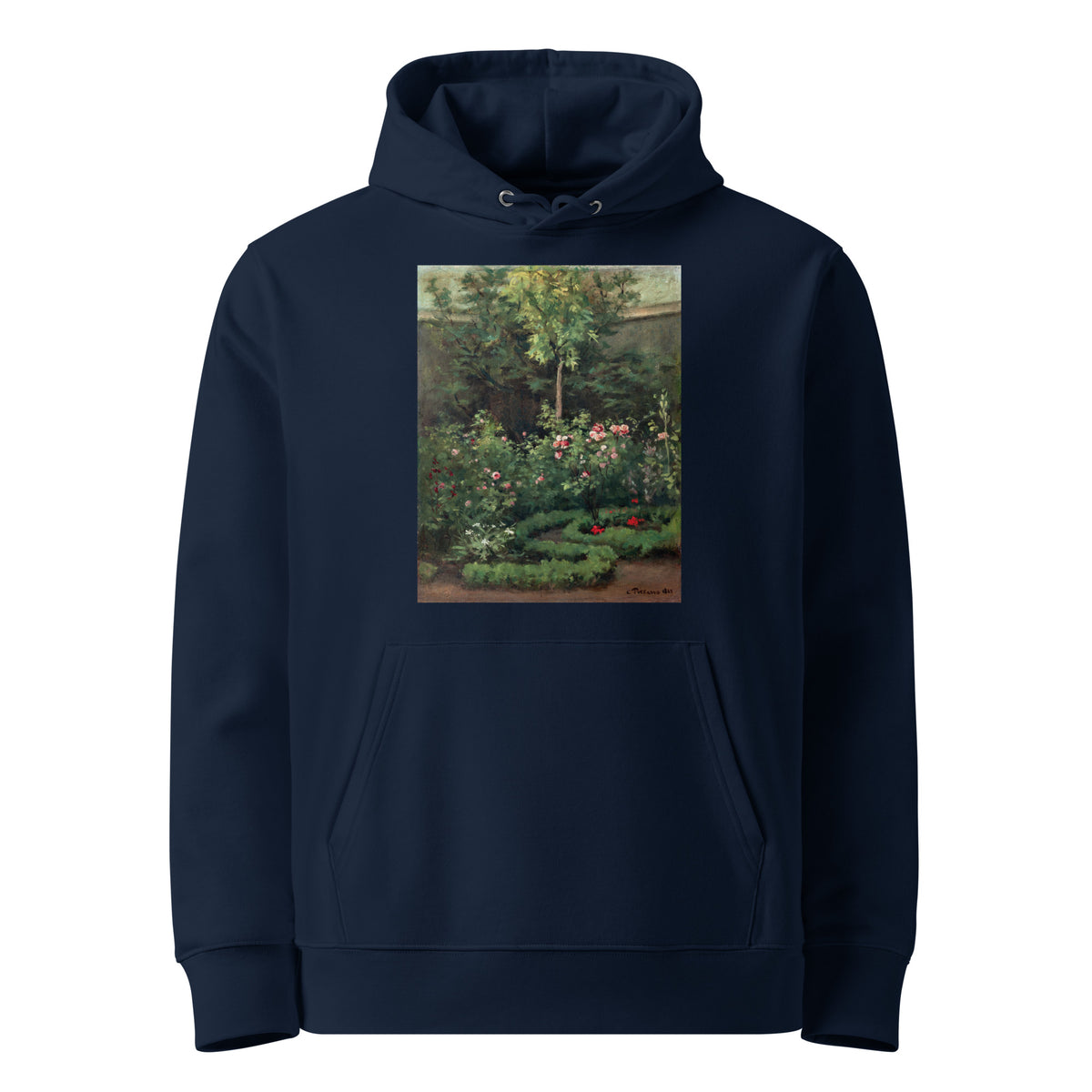 Navy Hoodie A Rose Garden Premium