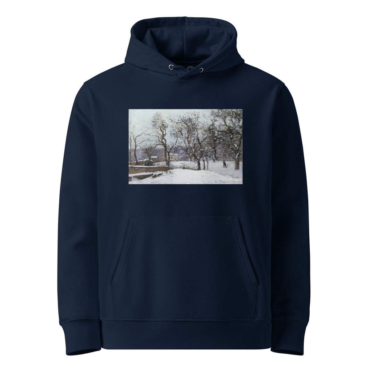 Navy Hoodie Snow At Louveciennes Premium