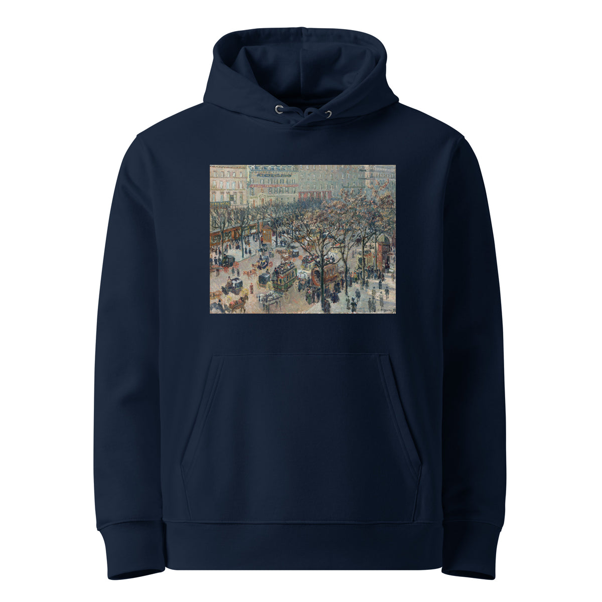 Navy Hoodie Boulevard Of The Italians Morning Sunlight Premium