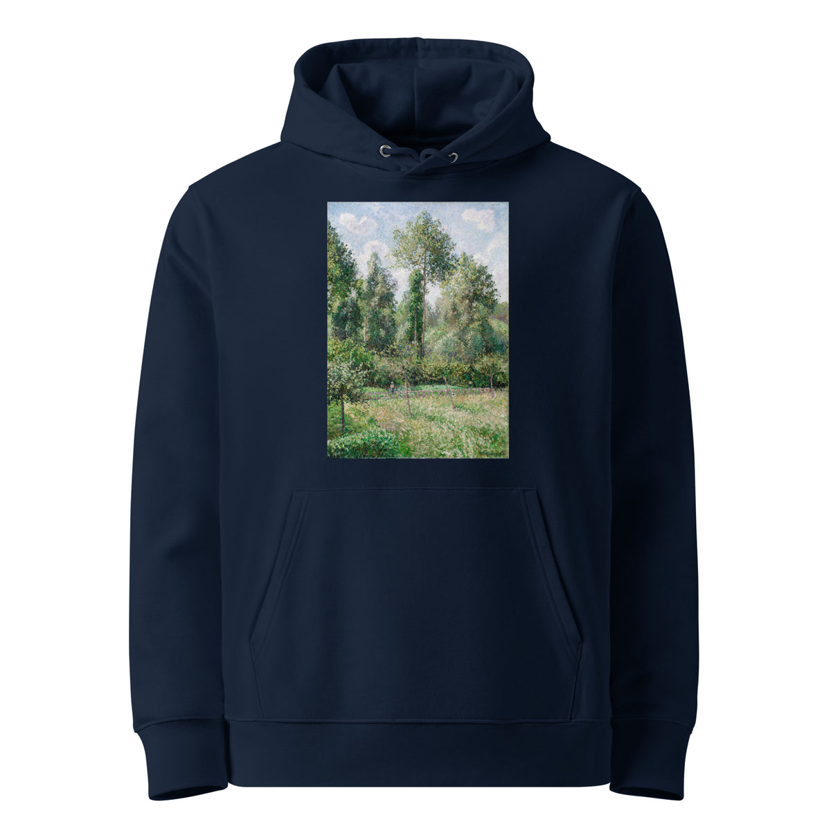 Navy Hoodie Poplars Eragny Premium