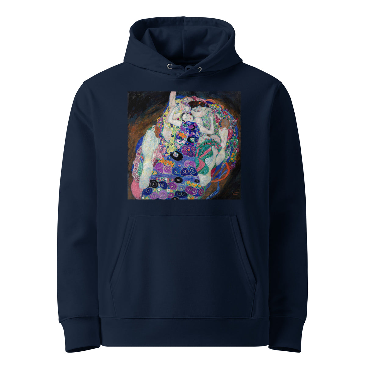Navy Hoodie Gustav Klimt The Virgin Famous Painting Premium