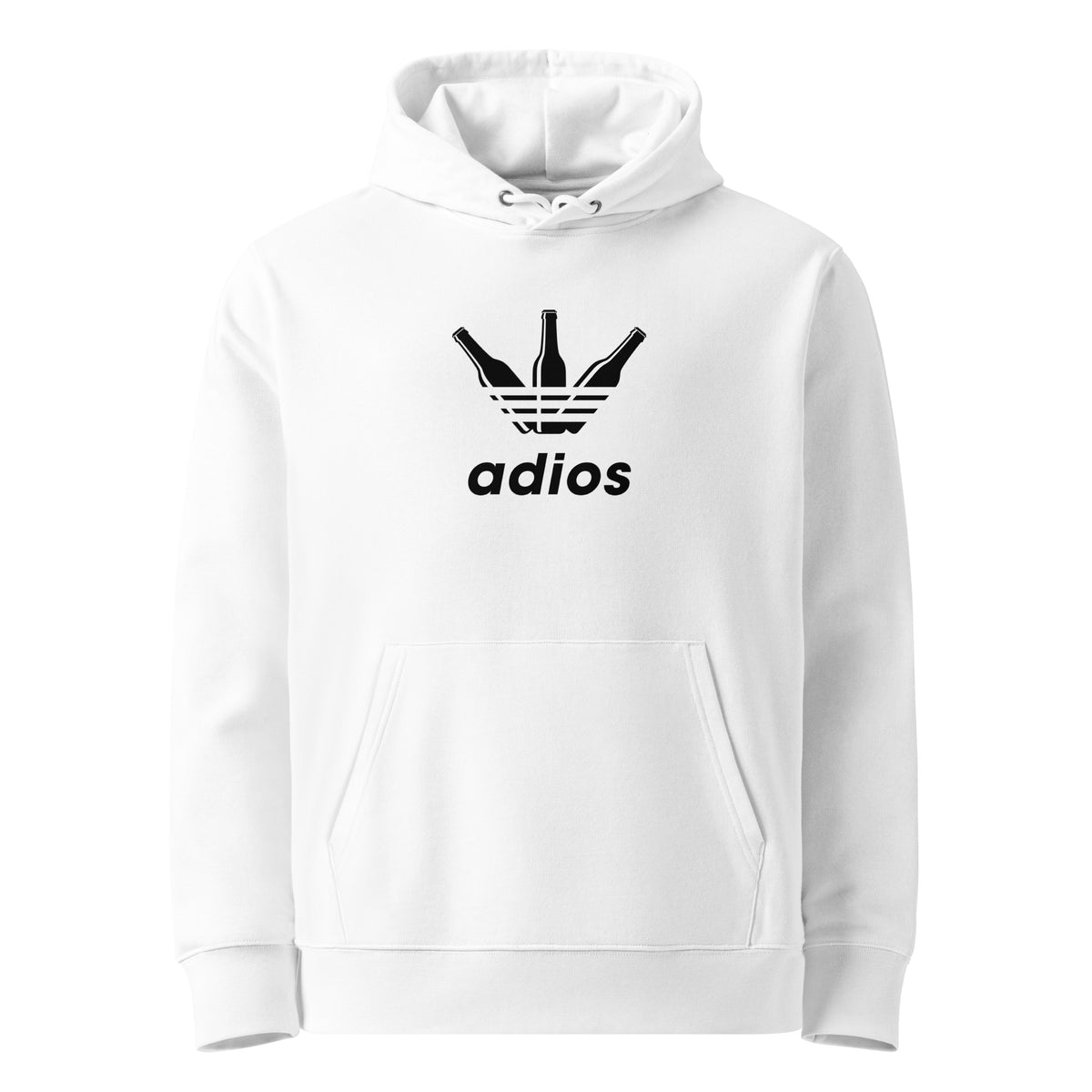 White Hoodie Adios Premium