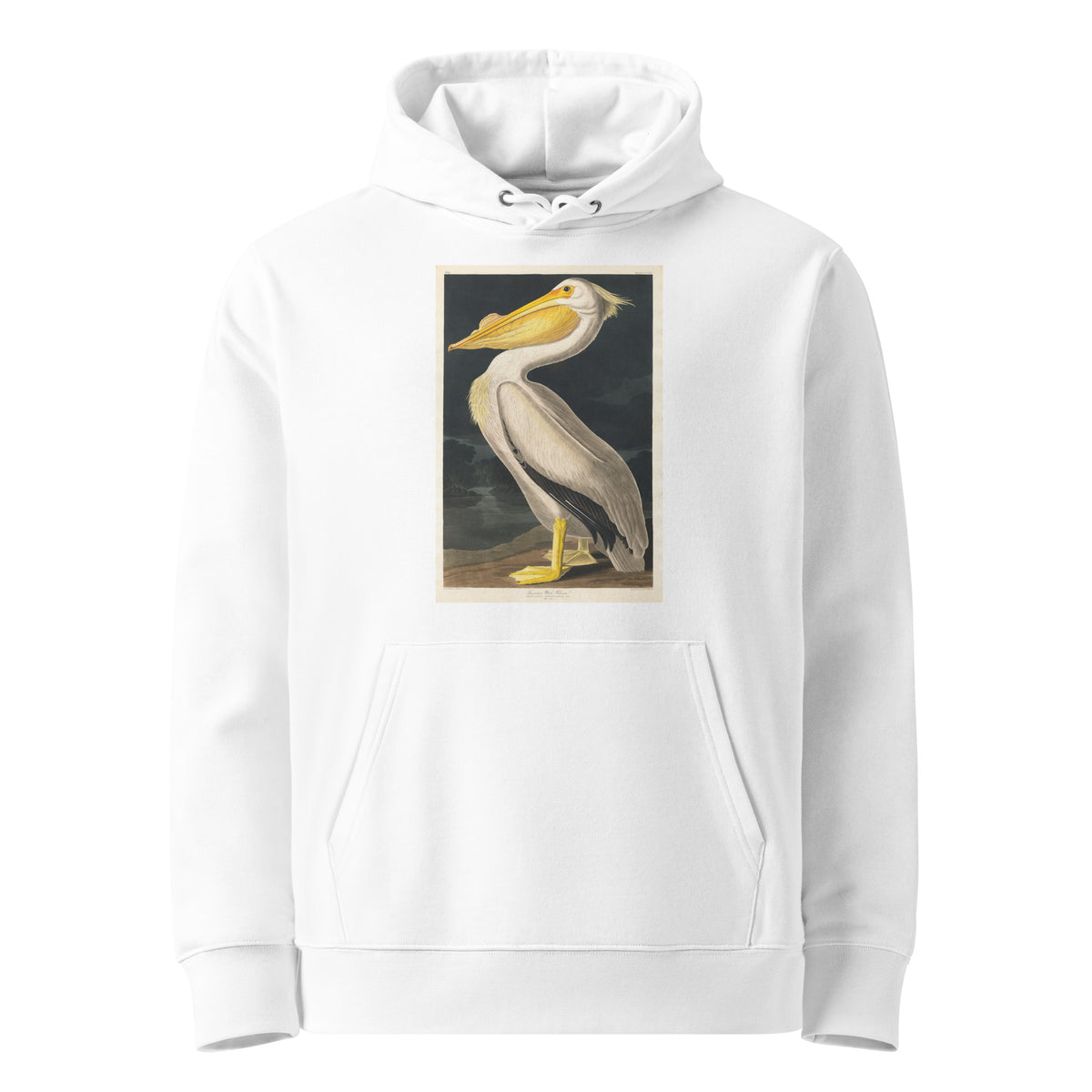 White Hoodie American White Pelican Premium