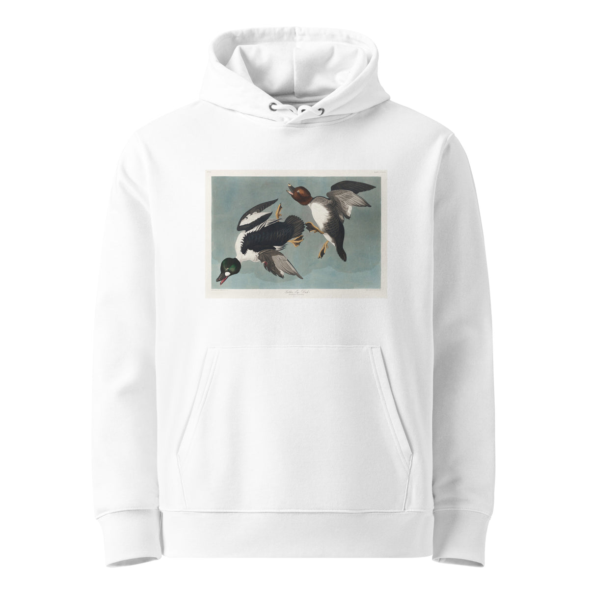 White Hoodie Golden-Eye Duck Premium