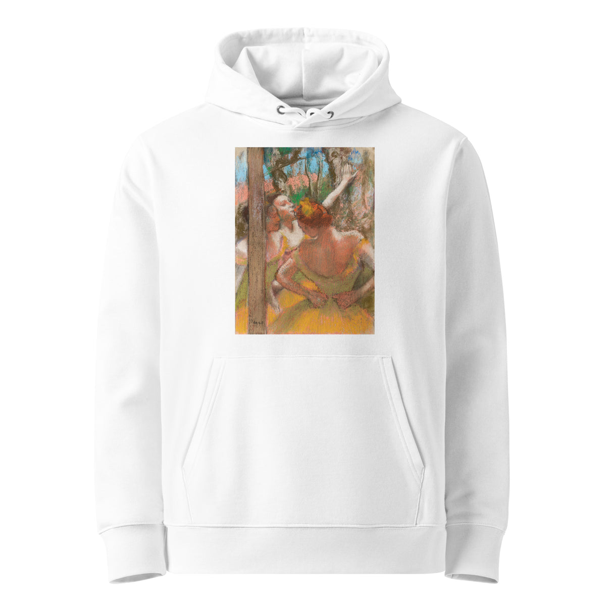 White Hoodie Dancers Painting In High Resolution Premium