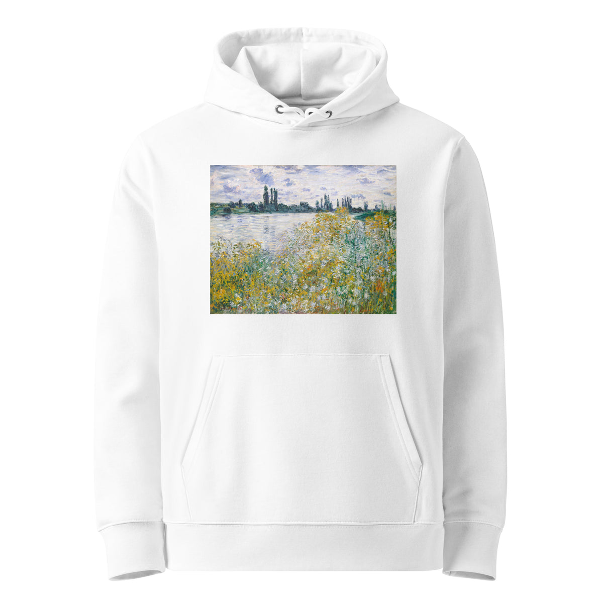 White Hoodie Icirc Le Aux Fleurs Near Vetheuil Premium