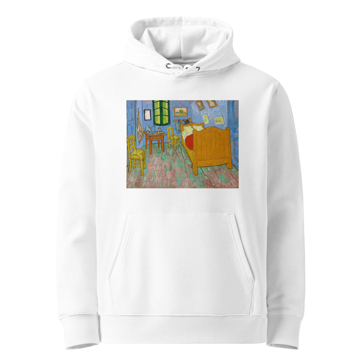 White Hoodie Vincent Van Gogh S The Bedroom Famous Painting Premium