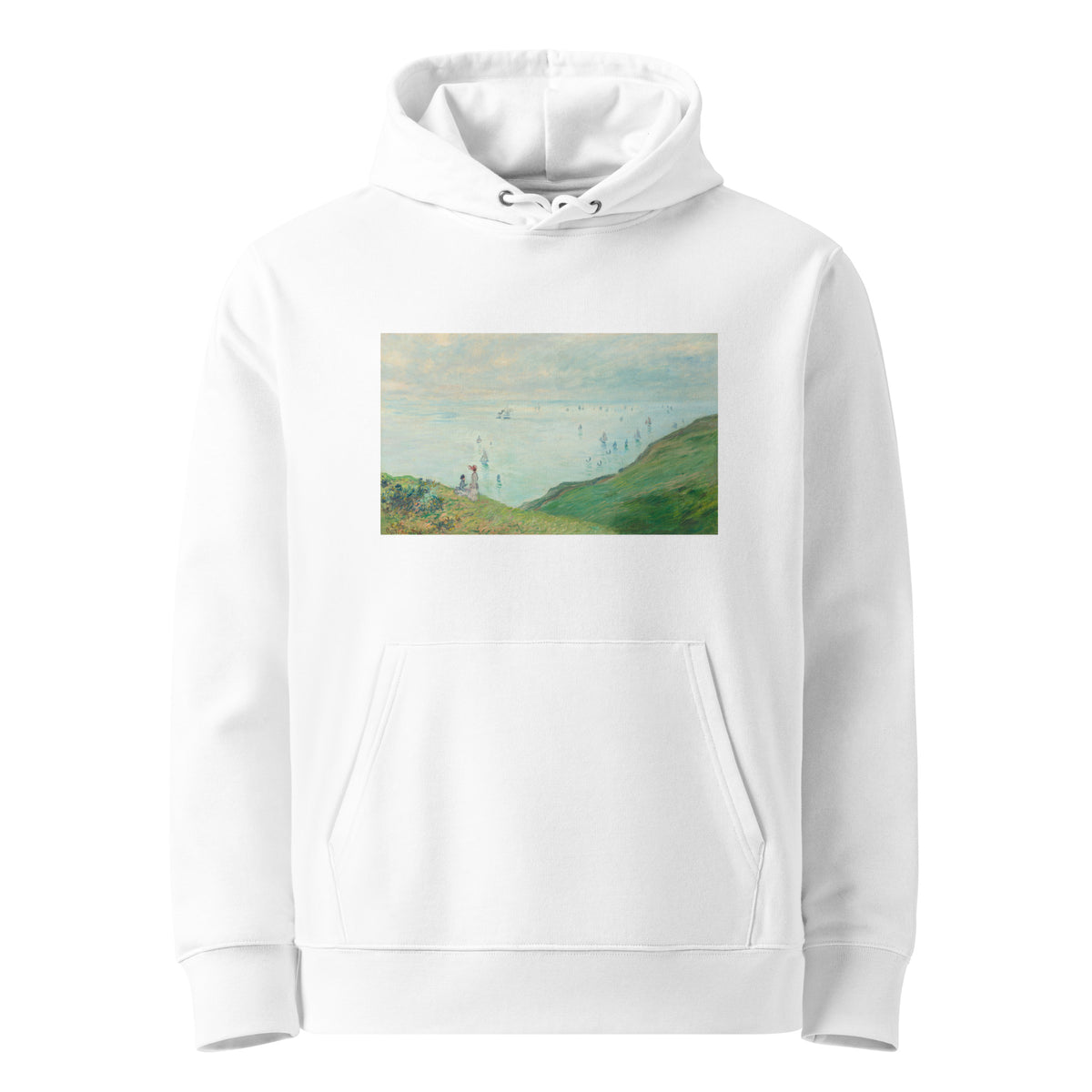 White Hoodie Cliffs At Pourville Premium