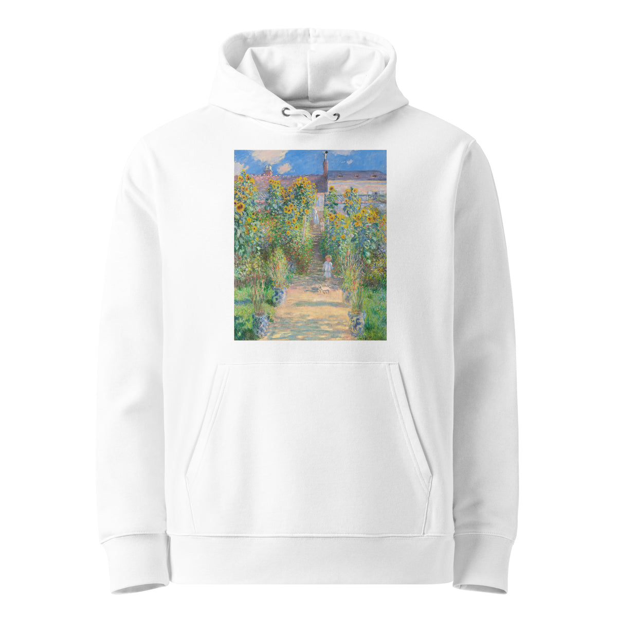 White Hoodie The Artist S Garden At Vetheuil Premium