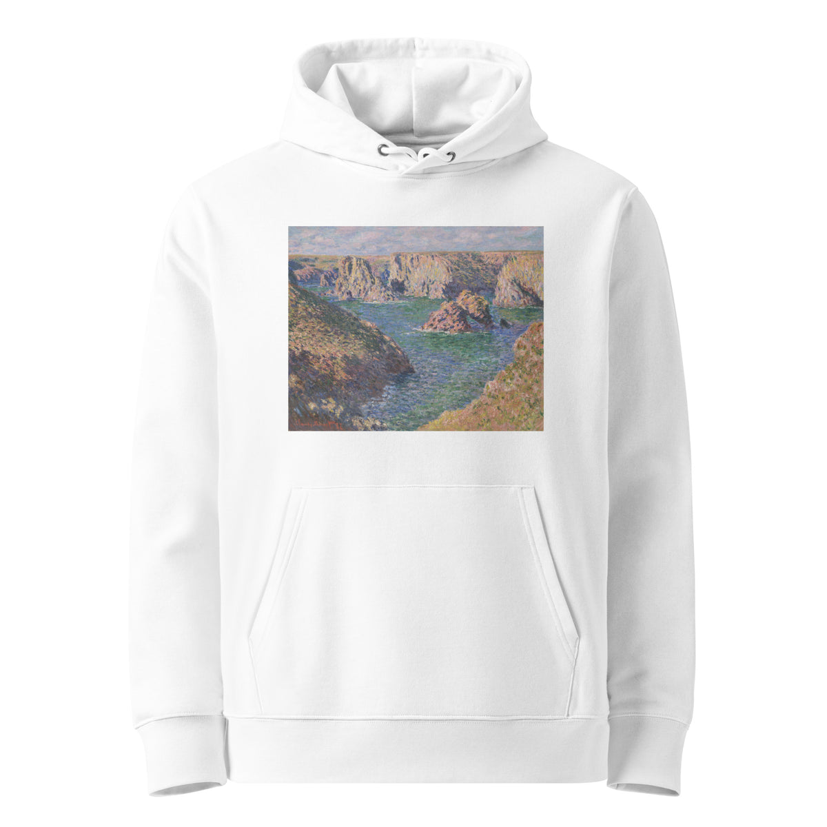 White Hoodie Port-Domois Belle-Isle Premium