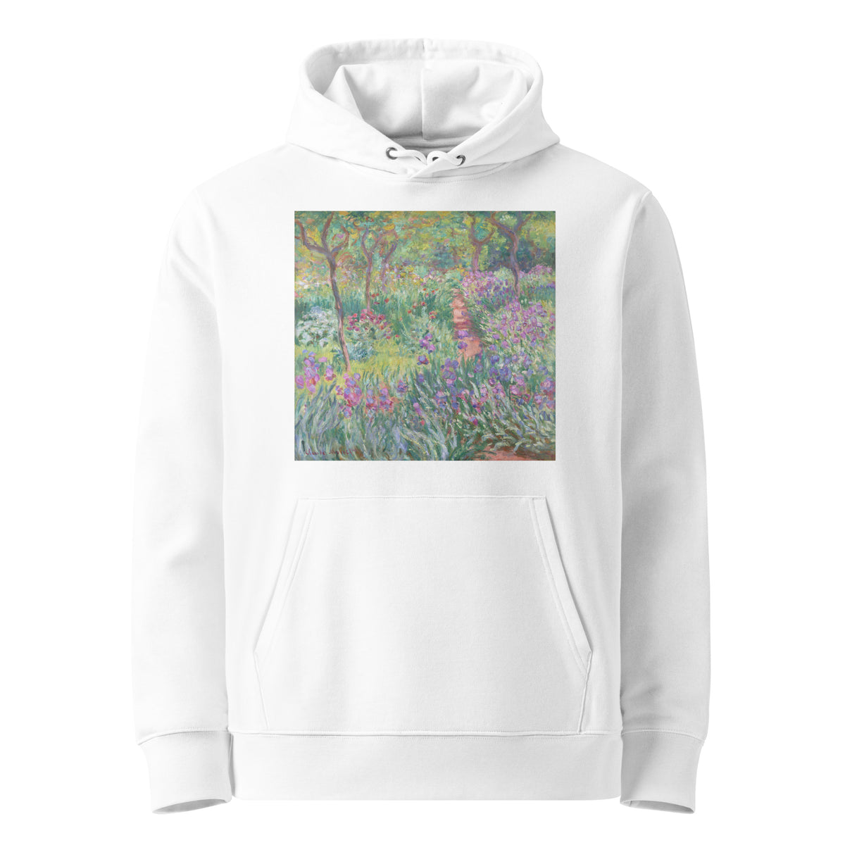 White Hoodie The Artist Garden In Giverny Premium