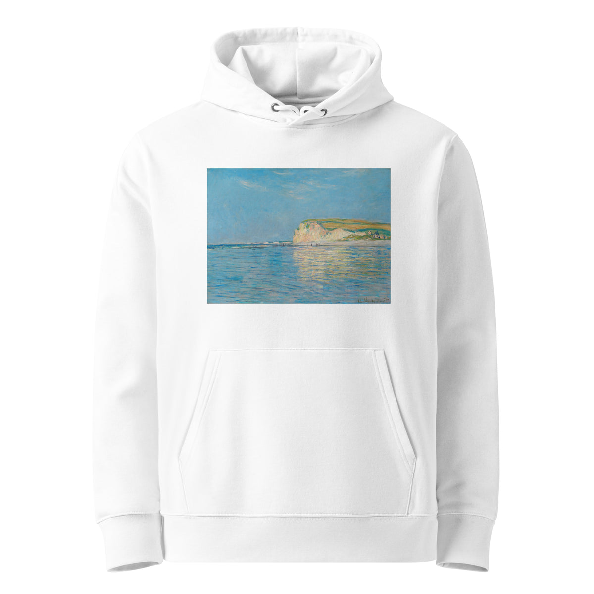 White Hoodie Low Tide At Pourville Near Dieppe Premium