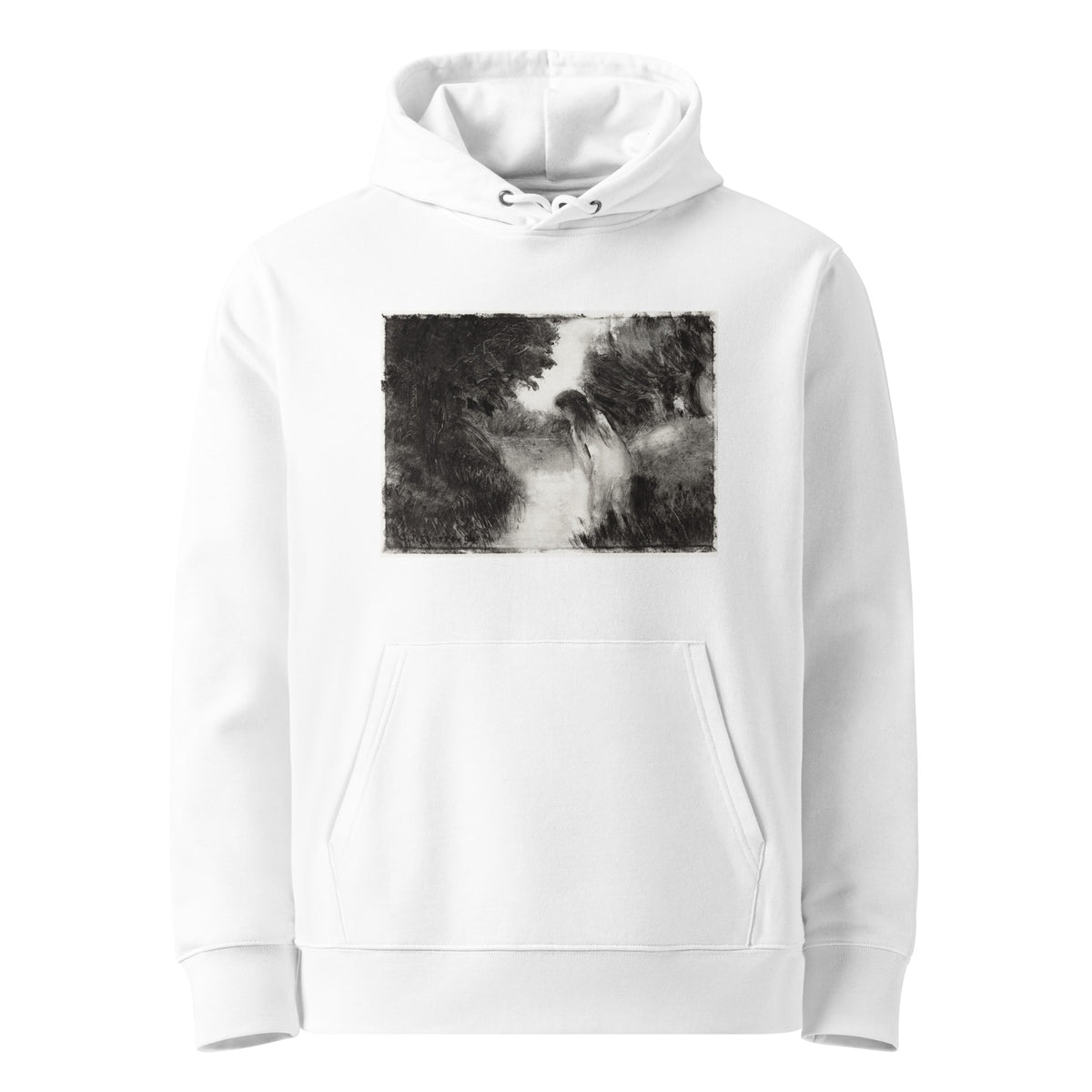 White Hoodie A Bather Premium