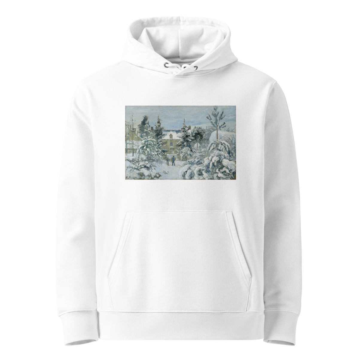 White Hoodie Piette House At Montfoucault Painting In High Resolution Premium