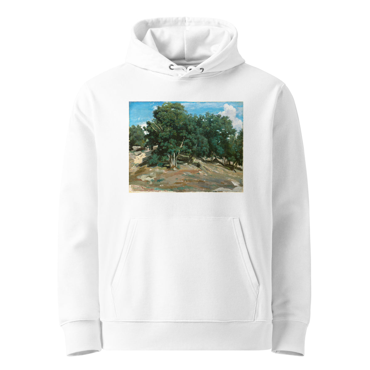 White Hoodie Fontainebleau Oak Trees At Bas-Breau 1832 Or 1833 Premium