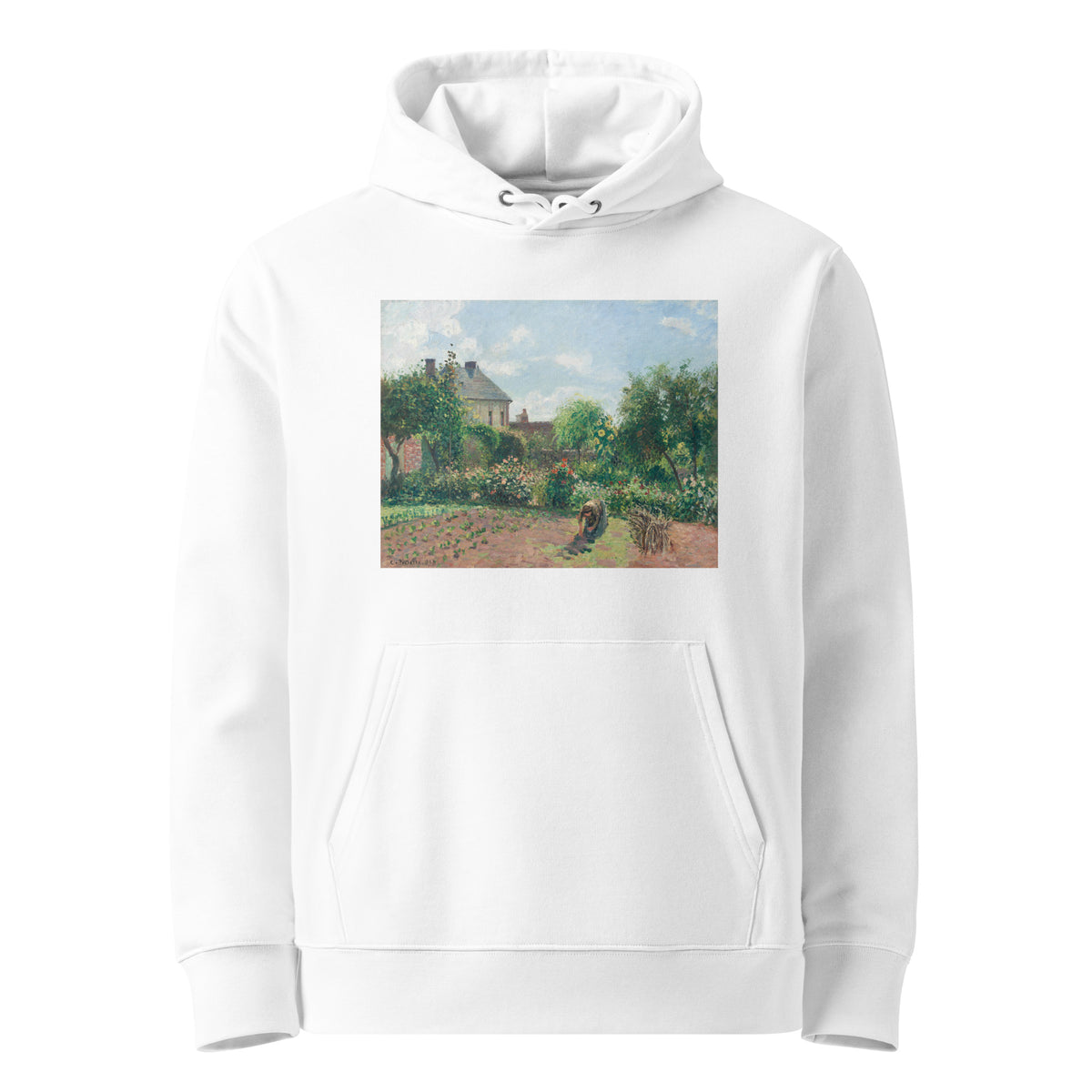 White Hoodie The Artist Garden At Eragny Premium