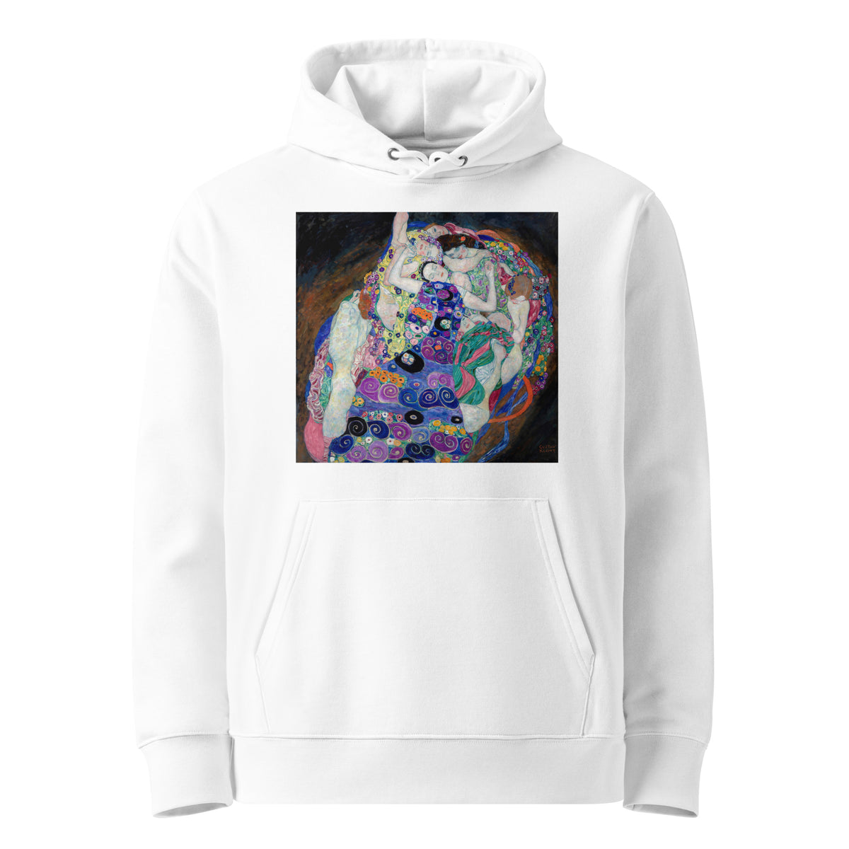 White Hoodie Gustav Klimt The Virgin Famous Painting Premium