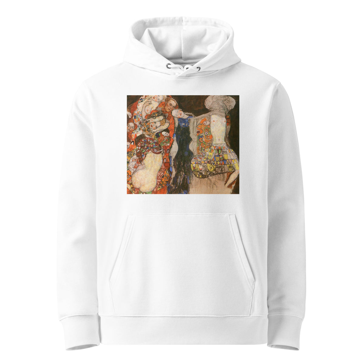White Hoodie Gustav Klimt The Bride Famous Painting Premium