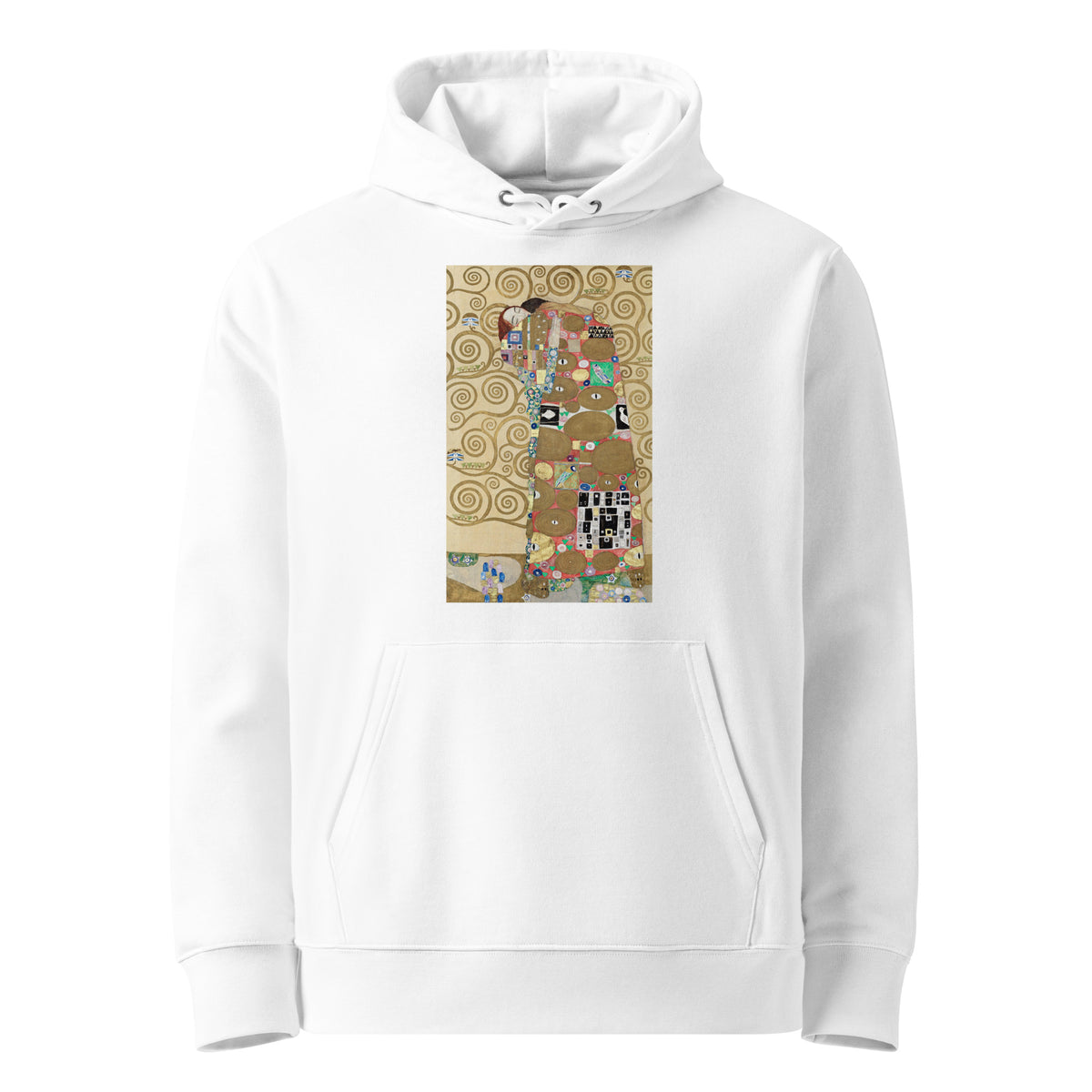 White Hoodie Gustav Klimt Fulfillment Famous Painting Premium