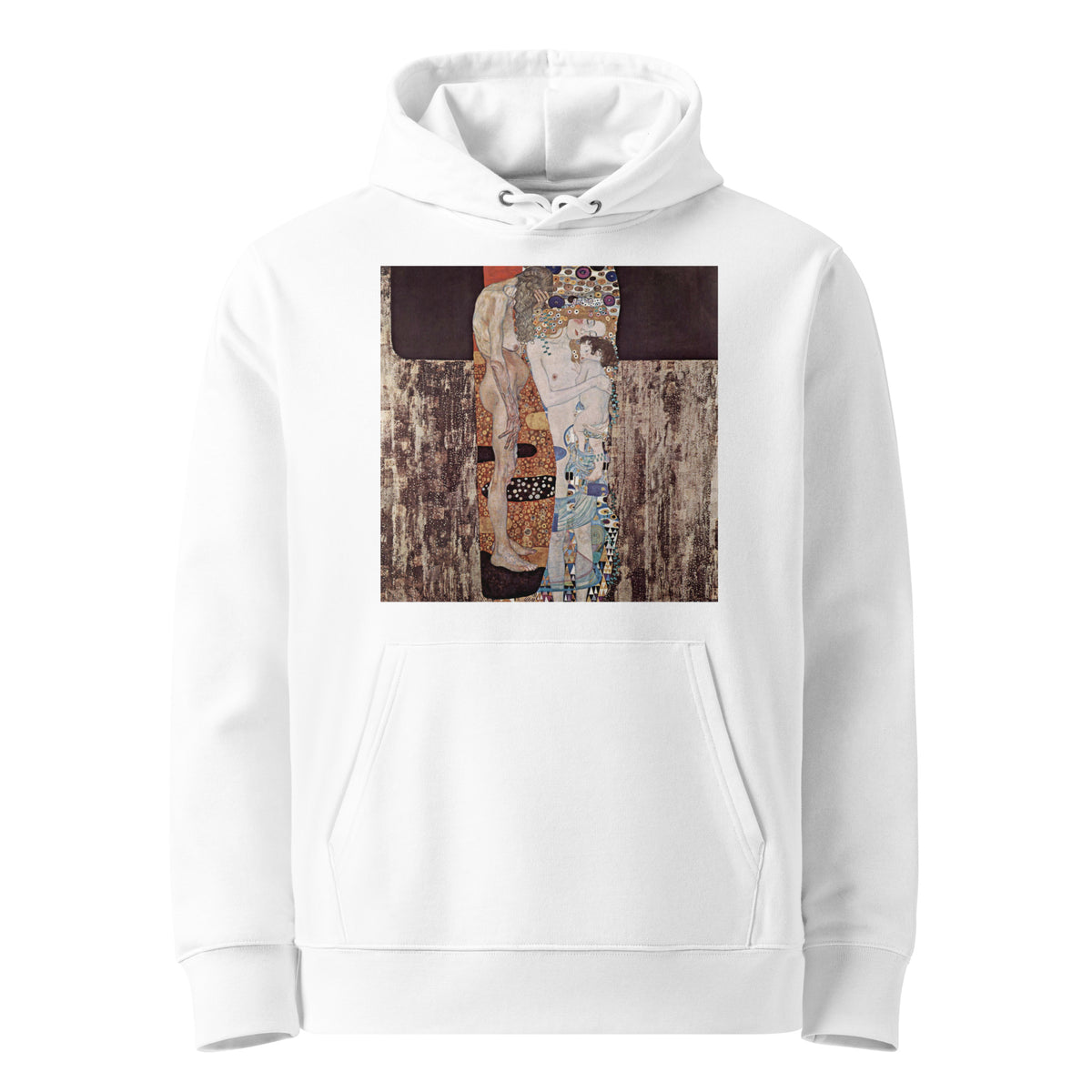 White Hoodie Gustav Klimt The Three Ages Of The Woman Famous Painting Premium