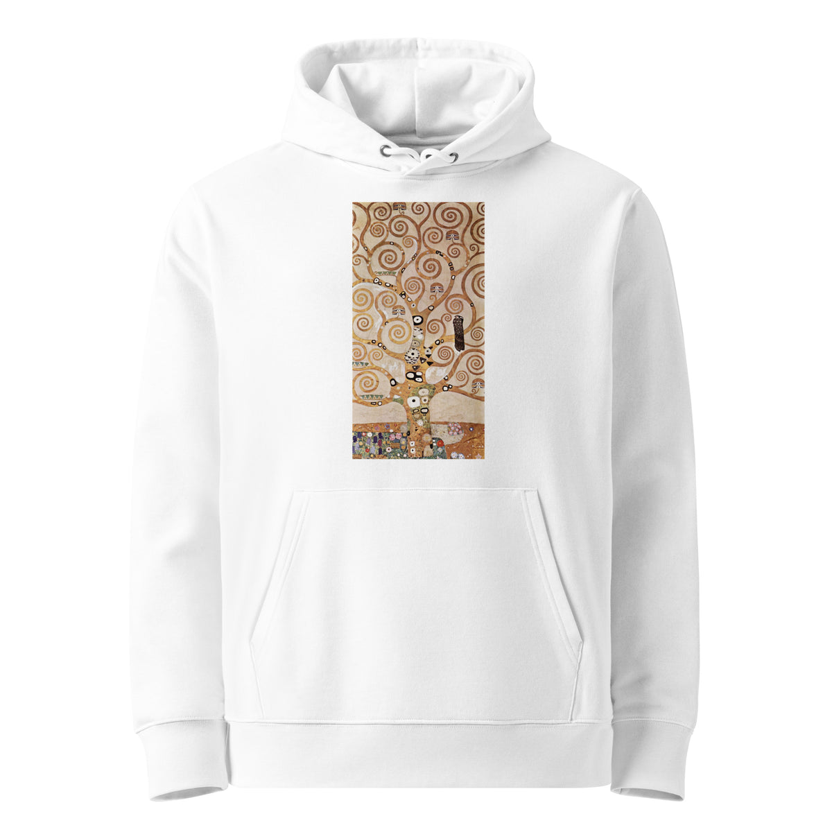 White Hoodie Gustav Klimt L Arbre De Vie Famous Painting Premium