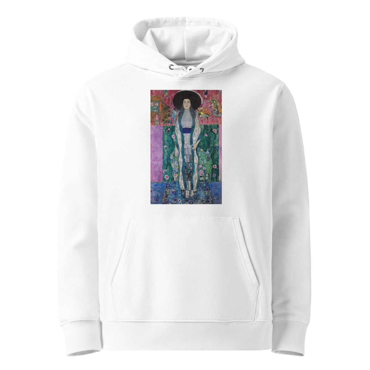 White Hoodie Gustav Klimt Portrait Of Adele Bloch-Bauer Famous Painting Premium