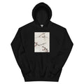 Black Hoodie Three Birds Perched On Branches One With Blossoms - Katsushika Hokusai Published Between 1830 And 1850 An Illustration Of Three Birds Perched On Branches One With Blossoms Essential