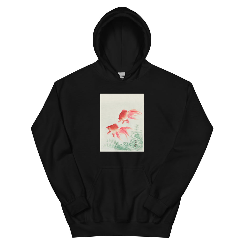 Black Hoodie Two Veil Goldfish - Ohara Koson 1926 Essential